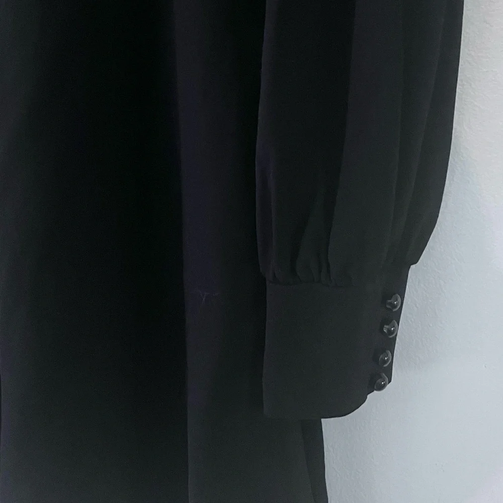Kate Spade New York Mockneck Ponte Dress Broome Street Black Large Fit and Flare